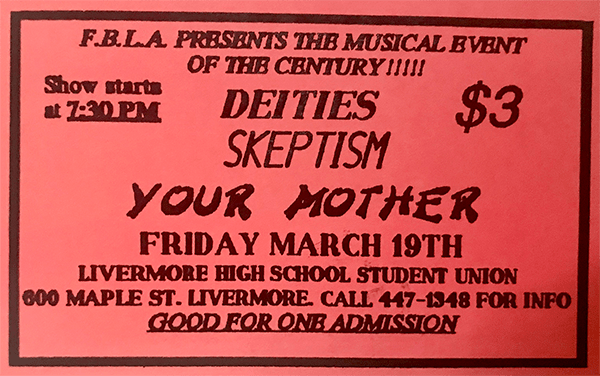 March 19 1993 ticket